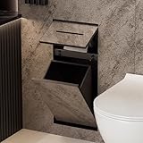 Toilettenpapierhalter Unterputz Wasserdichter, Verdeckter Toilettenpapierhalter, Integrierte...