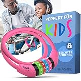 Büchel Fahrradschloss Kinder I Farbenfroh und ohne Schlüssel I Zahlenschloss , zubehör ,...