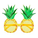 Boland 52076 - Partybrille Ananas, Spaßbrille für den Karneval oder JGA, Zubehör für...