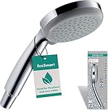 hansgrohe Croma 100 - wassersparender Duschkopf 9 l/min (EcoSmart), Handbrause mit 4 Strahlarten,...