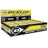 Dunlop Squashball Pro doppelgelb im Dtzd.