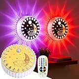 Kertaym Luxuriös Nachtlicht Mit Bewegungsmelder Mit Goldmuster, Akku Lampe Mit Bewegungsmelder,16...