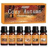 SALUBRITO Herbst Ätherische Öle Set für Diffuser, Naturrein Aromatherapie Duftöl für Diffusor 6...