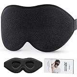 Schlafmaske für Frauen Herren,Kaome Schlafbrille Bequem Ultra-Fit Schlaf-Augenmaske für...
