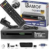 Bamof 2225 PRO Sat Receiver Digitaler Satelliten Receiver- (HDTV, DVB-S/DVB-S2, HDMI, SCART, 2X USB,...