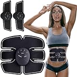 Retoo EMS Bauchmuskeltrainer Bauchtrainer, Elektrische Muskelstimulation, Muskelstimulator,...