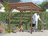 Belladoor Holzunterstand UNIPORT | Holz Gerätehaus | Kamin-Holzregal | Terrassenüberdachung |...