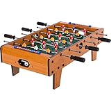 GAMES PLANET Mini Kicker Tischfußball „Chelsea“, Maße: 70x37x25 cm, Gewicht: 4 kg, 6...