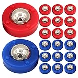Hemobllo 20 Stück Shuffleboard Pucks und Kleiner Billardkugeln Tisch Shuffleboard Zubehör...