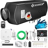 KESSER® Standheizung Diesel 8kW Dieselheizung 12V/24V mit Timer, LCD-Display & Fernbedienung |...