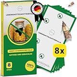 Jalawango 8X Mottenfalle Lebensmittel-Motten | Effektiv & langanhaltend (3-5 Monate)| Motten-Fallen...