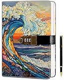 ZXHQ Tagebuch mit Schloss für Jungs Kinder, Tagebuch für Jungs Geschenke 8 9 10 11 12 13 14 15 16...