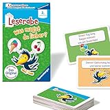 Ravensburger 23497 - Leserabe - was magst du Lieber? - Kartenspiel zum Lesen Lernen mit Spaß - 2....