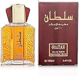 Dubai Perfume for Men - Elegant & Long Lasting Scent, 3.4 Fl.oz Sultan Perfume oil, Exotic Arabian...