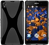 mumbi Hülle kompatibel mit Sony Xperia Z1 Handy Case Handyhülle, schwarz