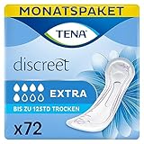 Tena Discreet Extra - Einlagen im Monatspaket, Einzeln Verpackt - Hygieneeinlagen für Frauen - bei...