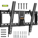 Perlegear TV Wandhalterung Neigbar für 37-82 Zoll Flach- und Curved-Fernseher (bis 60 kg, VESA...