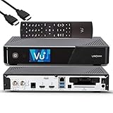 VU+ UNO 4K SE - UHD HDR 1x DVB-S2 FBC Sat Twin Tuner E2 Linux Receiver, TV-Box, YouTube, Satellit...