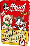 Schmidt Sp SSP51273 Mensch ärgere Dich Nicht Kids, Bring Mich mit Spiel in der Metalldose, Bunt