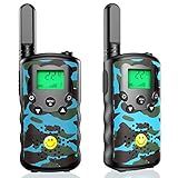 SAJGOP Walkie Talkie für Kinder Funkgeräte 3 KM Reichweite 16 Kanäle mit Hintergrundbeleuchteter...