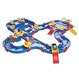 BIG Spielwarenfabrik 1650 AquaPlay - AmphieWorld - 145x156 cm große Wasserbahn, inklusive 79...