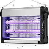 EUQQZU Insektenvernichter, 20W Mückenlampe, Fliegenfalle Elektrisch, Mückenfalle Effektive...