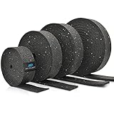 My Plast Terrassen-Pads Rolle – wasserbeständige Gummigranulat-Rolle für Terrassenbau,...
