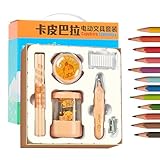 Bleistiftspitzer Für Klassenzimmer - Set Aus Radiergummi Staubsauger Und Aufklebern,Wasserschwein...