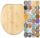 Sanilo WC Sitz mit Absenkautomatik, viele schöne Holz Toilettendeckel zur Auswahl, hochwertige und...