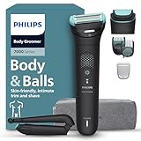 Philips Bodygroom Series 7000 – Trimmer für Männer, flexiblem 2D-Scherkopf Dreifachschutz...