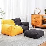 Übergroßer japanischer Sitzsack-Stuhlbezug – weicher Lazy Sack für Stofftieraufbewahrung,...