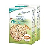 FLEUR ALPINE Bio Babybrei Hafer 2er Pack - Abendbrei Baby Haferflocken | Nahrhaftes Porridge |...