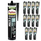 Montagekleber Weiß Multi 3-3in1 Baukleber - Kleben, Dichten, Füllen - Starker Kraftkleber für...