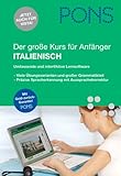 PONS Der große Sprachkurs für Anfänger Italienisch: Umfassende und interaktive Lernsoftware. Für...