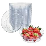 MATANA 20 Kleine Transparente Dessertschalen aus Kunststoff, 360ml - Plastikschalen, Schüsseln,...