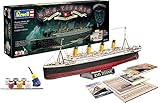 Revell RV05715 Modellbausatz Schiff 1:400 - Geschenkset '100 Jahre TITANIC' im Maßstab 1:400, Level...