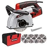 Einhell Mauernutfräse TE-MA 1700 (1.700 W, Schnittbreiteneinstellung bis 38 mm, Schnitttiefe bis 40...
