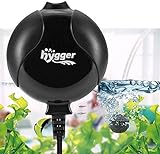 hygger Sauerstoffpumpe für Aquarium, Superleise Aquarium Luftpumpe Geräusch niedriger als 33db...