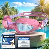KIDVERSE Schwimmbrille Kinder - Bequeme Schwimmbrille für Jungen & Mädchen ab 3 Jahre - Geprüfte...
