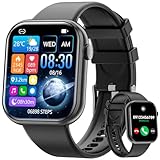 Mingtawn Smartwatch mit Bluetooth Anrufe,1.85 Zoll Smartwacth für Herren Damen,IP67 Wasserdicht...