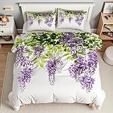 Bettdecke 135x200 Blumen Steppdecke 135x200 Anlage 4 Jahreszeiten Bettdecken mit 2 Kissenbezug,...
