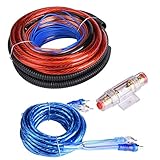 KSTE Subwoofer Cable, Subwoof Verstark, Audio Verstark, Car Subwoofer Wire Kit, 4 Guage 2800W Car...