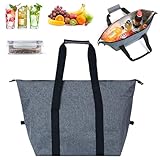 FZYCOM 20L Große Kühltasche Faltbar,Kühltasche Gross,Picknicktasche,Cooler Bag, Kühltasche...