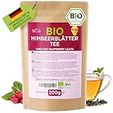 He-Ju Bio Himbeerblättertee 200g – geschnittene Himbeerblätter für besondere Zeiten –...