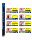 ONLINE 40x kompatible LAMY Patronen blau, Universal, für alle gängigen Füller, Ersatz, löschbar,...