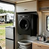 aromaoveite Kompakter Waschtrockner, Tragbarer 800-W-Wäschetrockner, Frontlader-Trommel Aus...