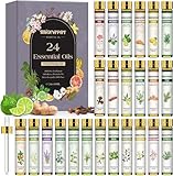Migcaput Ätherische Öle Set Naturrein, 24X10ml Essential Oils GeschenkSet Aromatherapie Duftöle...