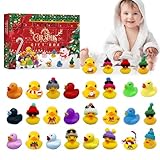 Gummi Enten Adventskalender 2024, Adventskalender 2024 mit 24 Verbesserten Niedlichen Gummi Enten,...