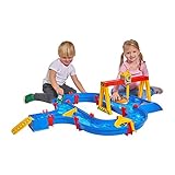 AquaPlay - ContainerPort - Wasserbahn mit beweglichem Kranarm, viele Spielfunktionen, Spieleset...