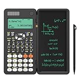 NEWYES Scientific Taschenrechner 417 Funktionen Engineering Calculator mit Schreibtafel und Stift...